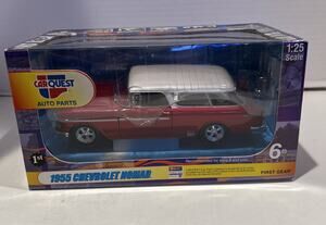 1955 Chevrolet Nomad Die-Cast Street Rod CarQuest Model By First Gear 1:25 Nos
